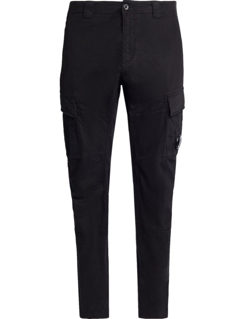 C.P. Company pantalón cargo sateen strech negro | Ego Madrid