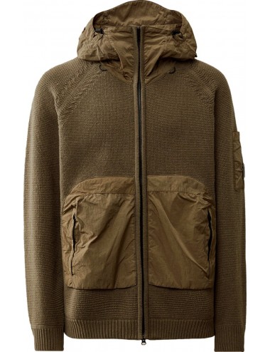 C.P. Company Lambswool Mixed Hooded Full Zip Knit | Ego Madrid oficial