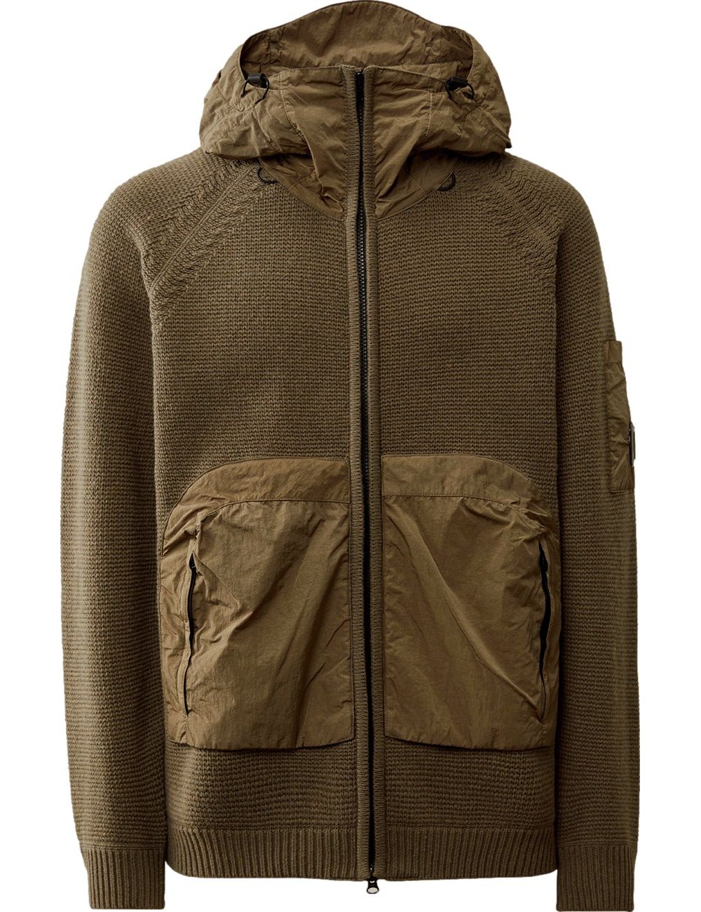 C.P. Company Lambswool Mixed Hooded Full Zip Knit | Ego Madrid oficial