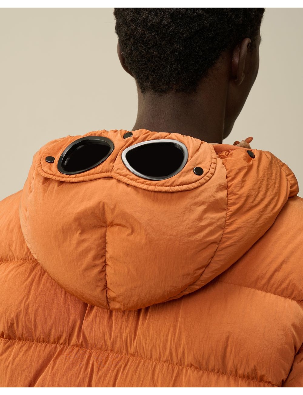 CP COMPANY Chrome-R Goggle Bomber Jacket naranja  | Ego Madrid oficial
