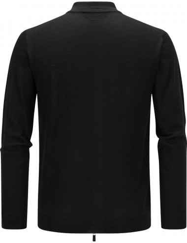 Fedeli cardigan Favonio con cremallera negro | Almirante Seis Oficial 2