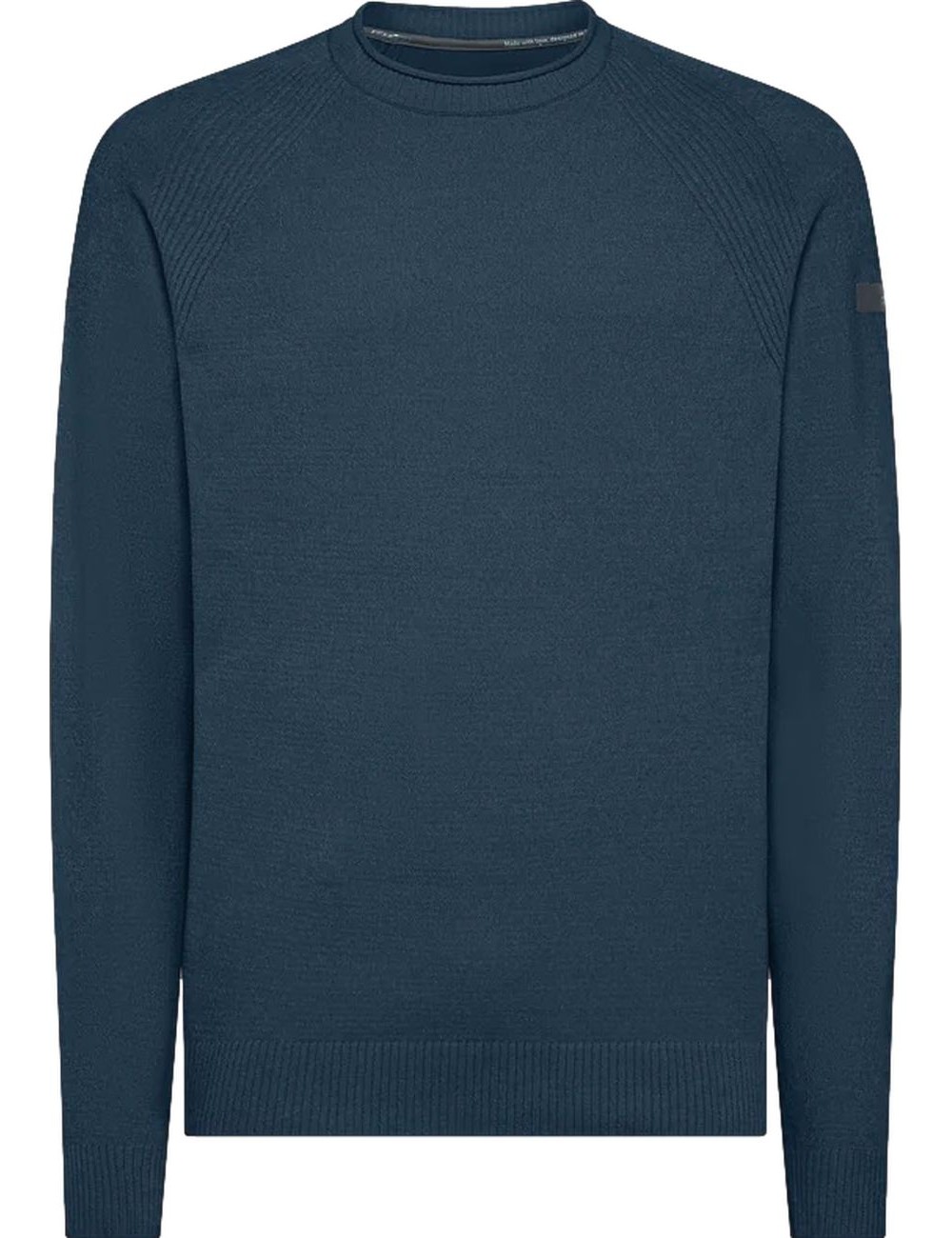 Ego Madrid  oficial | RRD jersey terciopelo cuello redondo azul plomo