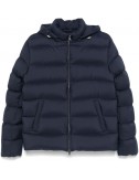 Herno plumas ligero Matt azul marino
