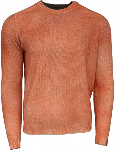 AROVESCIO jersey reversible Brushed Color marron y naranja | Ego 2