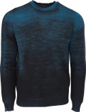 AROVESCIO jersey reversible Hand Brushed esmeralda y antracita