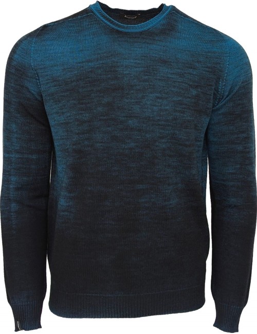 AROVESCIO jersey reversible Hand Brushed Colour azul | Ego Madrid