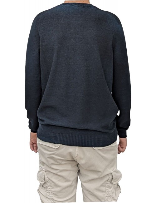 AROVESCIO jersey reversible Hand Brushed Colour azul | Ego Madrid