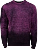 AROVESCIO jersey reversible Hand Brushed purple antracita