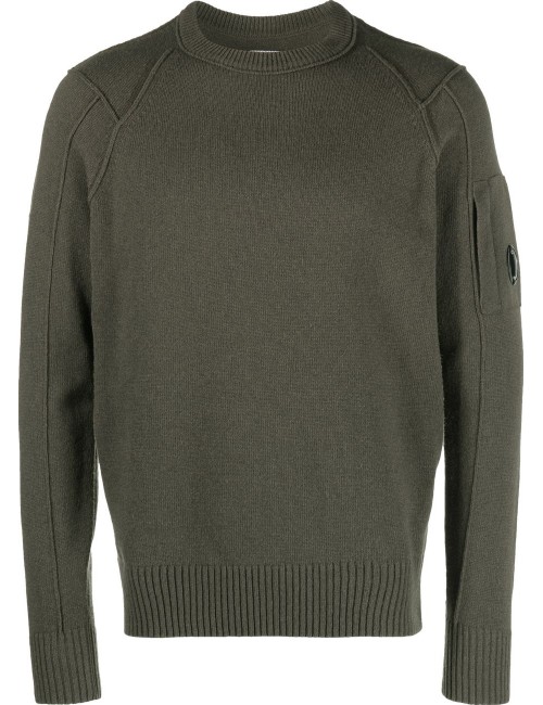 C.P. Company jersey  lambswool verde oliva | Ego Madrid oficial