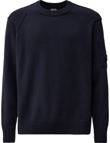 CP Company jersey cuello redondo lambswool azul marino | Ego Madrid