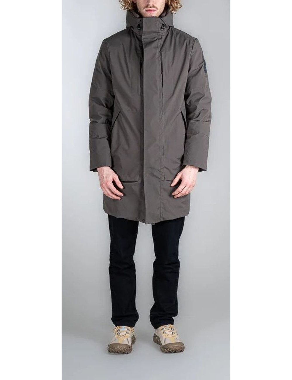 Replumè Parka Chris lisa 3L color topo ecosostenible | Ego Madrid
