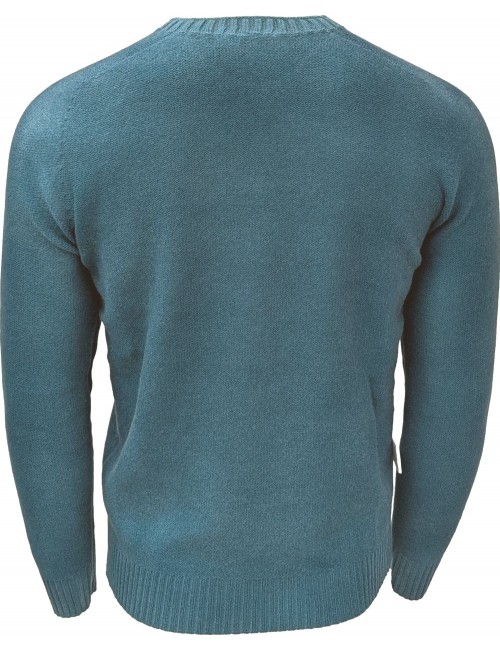AROVESCIO jersey lana reversible Brushed Colour  ottanio | Ego Madrid