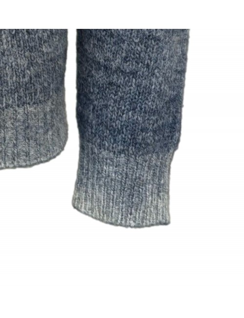 AROVESCIO jersey pico alpaca Brushed Colour azul | Ego Madrid