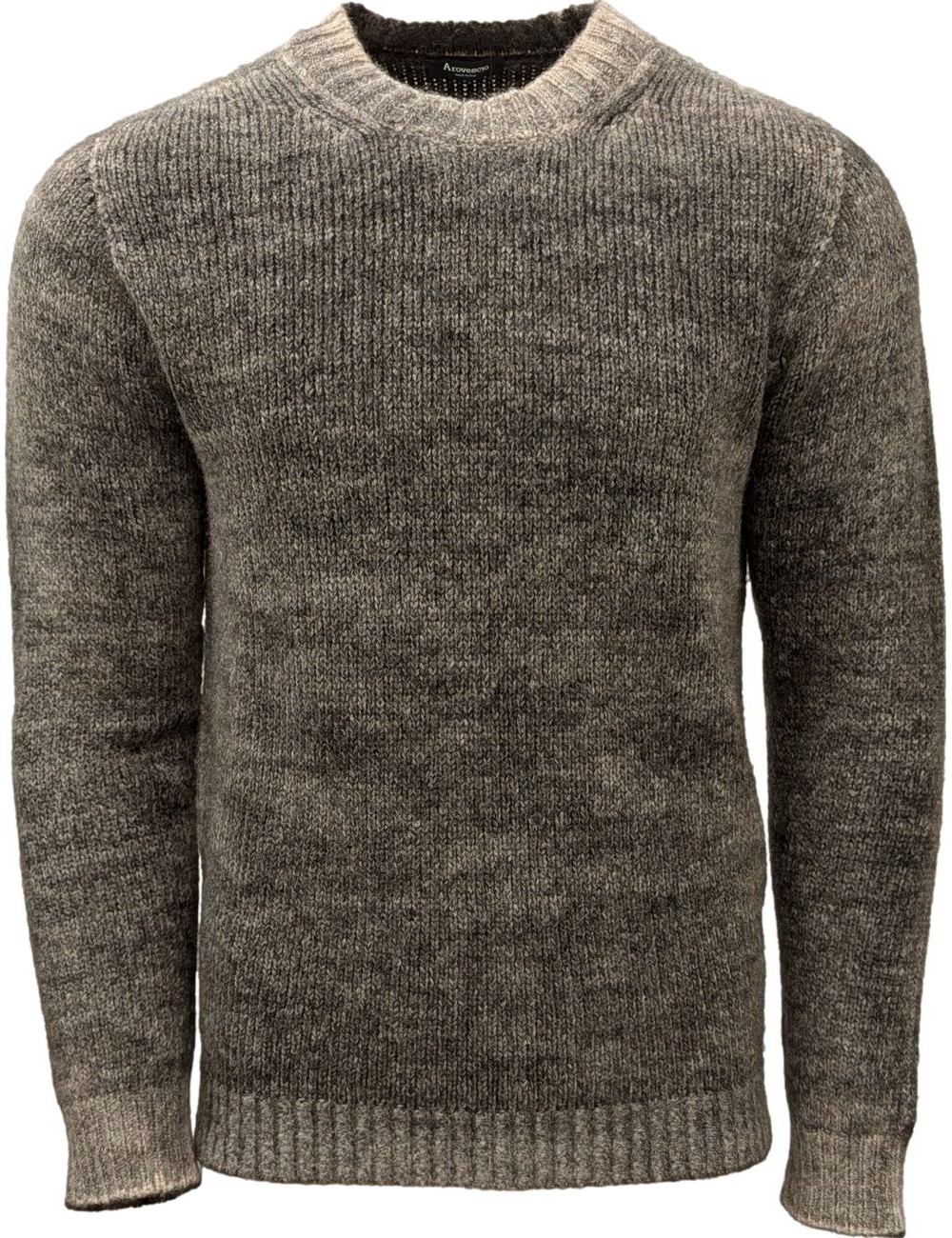 AROVESCIO jersey pico alpaca Brushed Color marrón | Ego Madrid
