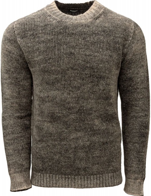 AROVESCIO jersey pico alpaca Brushed Color marrón | Ego Madrid