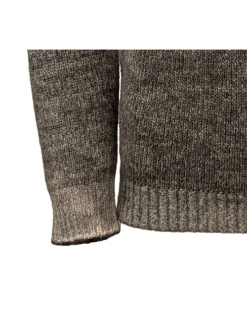 AROVESCIO jersey pico alpaca Brushed Color marrón | Ego Madrid