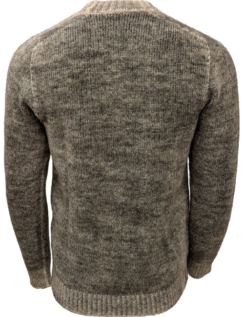 AROVESCIO jersey pico alpaca Brushed Color marrón | Ego Madrid