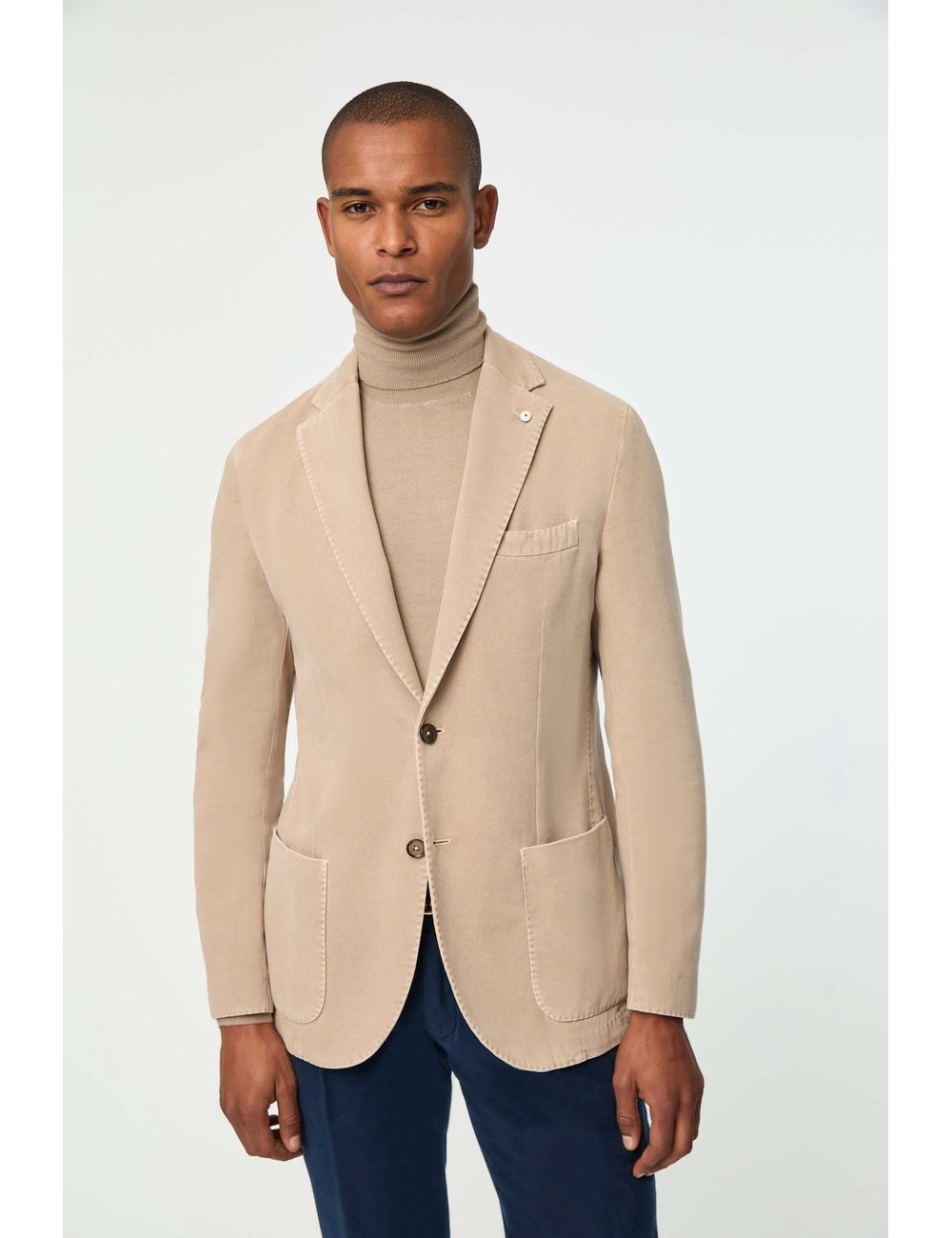 Americana Jack LBM 1911 para hombre beige garment dyed | Almirante Seis