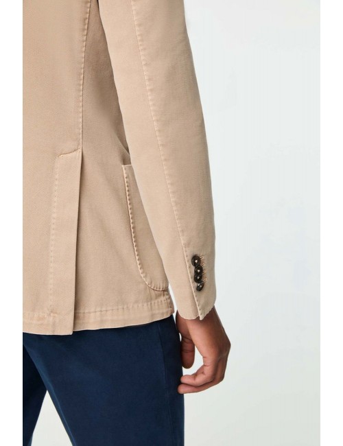 Americana Jack LBM 1911 para hombre beige garment dyed | Almirante Seis