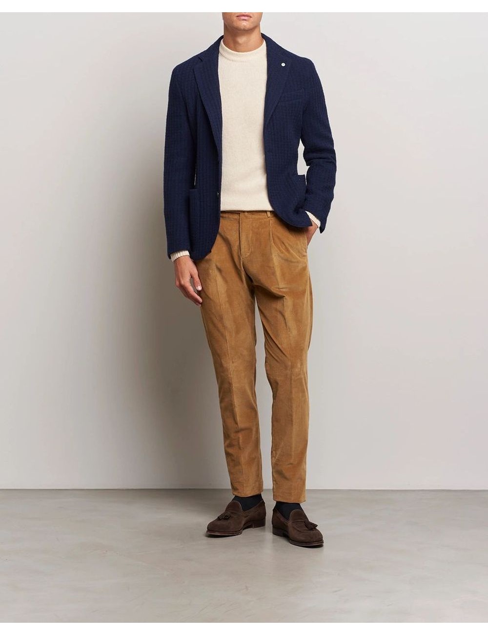 L.B.M. 1911 Americana azul en jersey | Almirante Seis Madrid