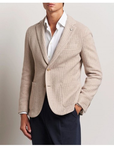 L.B.M. 1911 Americana beige en jersey | Almirante Seis Madrid 2
