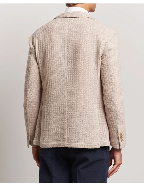 L.B.M. 1911 Americana beige en jersey | Almirante Seis Madrid