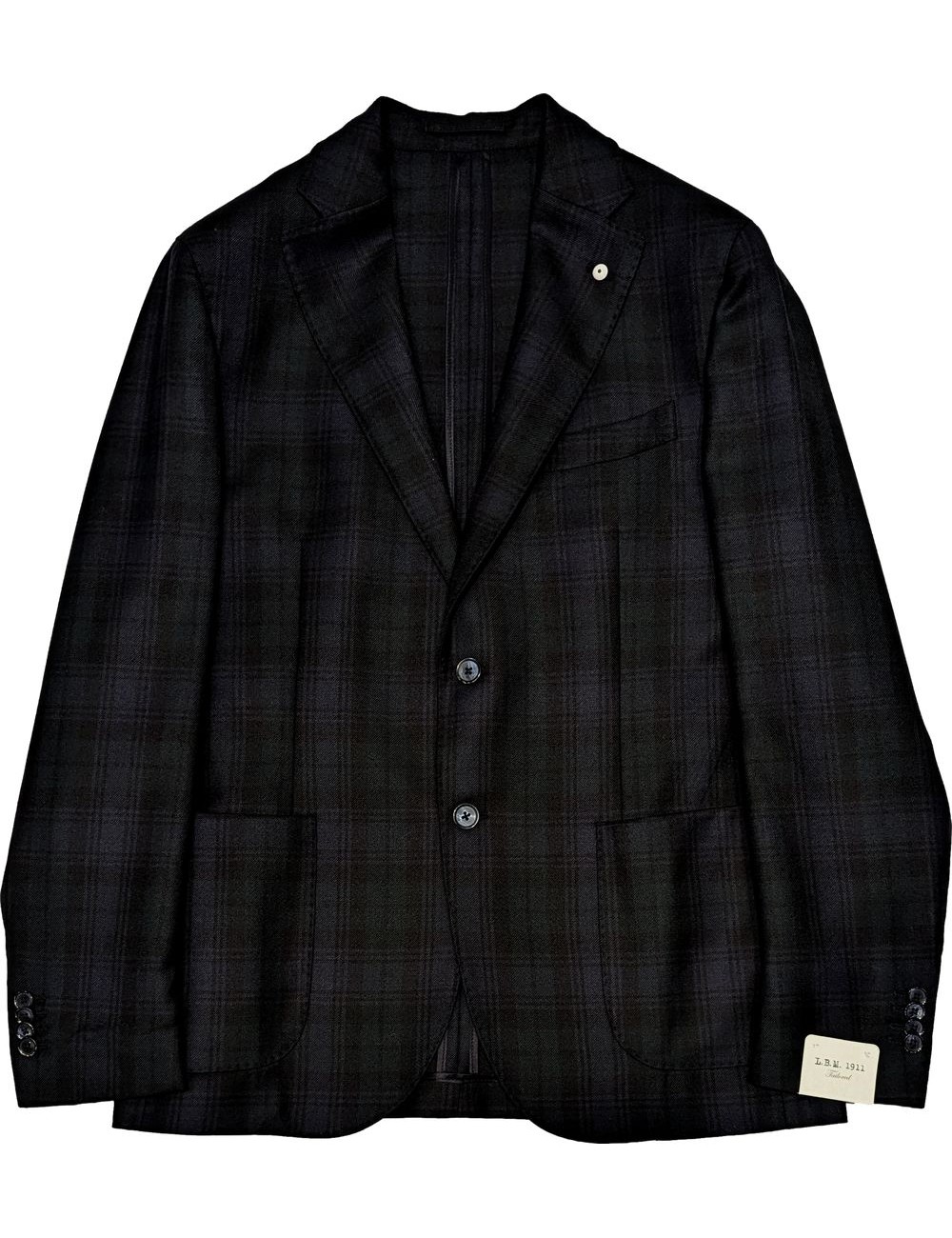 L.B.M. Americana cuadros verdes y azules  | Ego Madrid tienda oficial