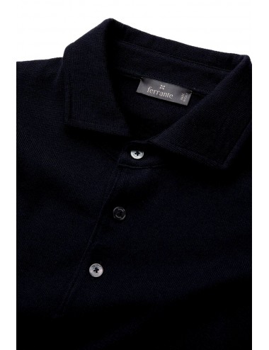 Ferrante polo negro cuello camisa negro | Almirante Seis Madrid 2