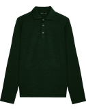 Ferrante polo verde botella cuello camisero