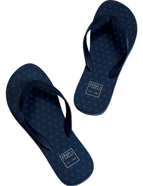 Fedeli chanclas azul marino | Tienda Almirante Seis oficial