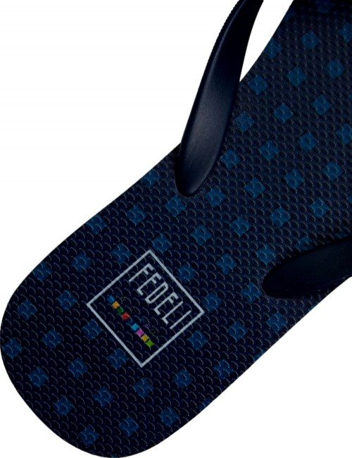 Fedeli chanclas azul marino | Tienda Almirante Seis oficial