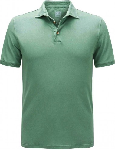 FEDELI Polo North Manga Corta piqué verde | Ego Madrid