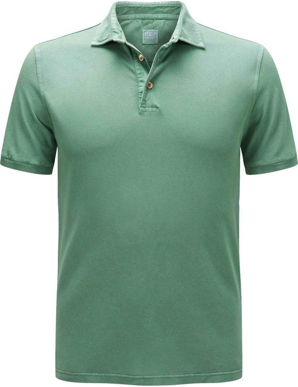 FEDELI Polo North Manga Corta piqué verde | Ego Madrid