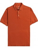 Fedeli polo granito north manga corta naranja paprika oscuro