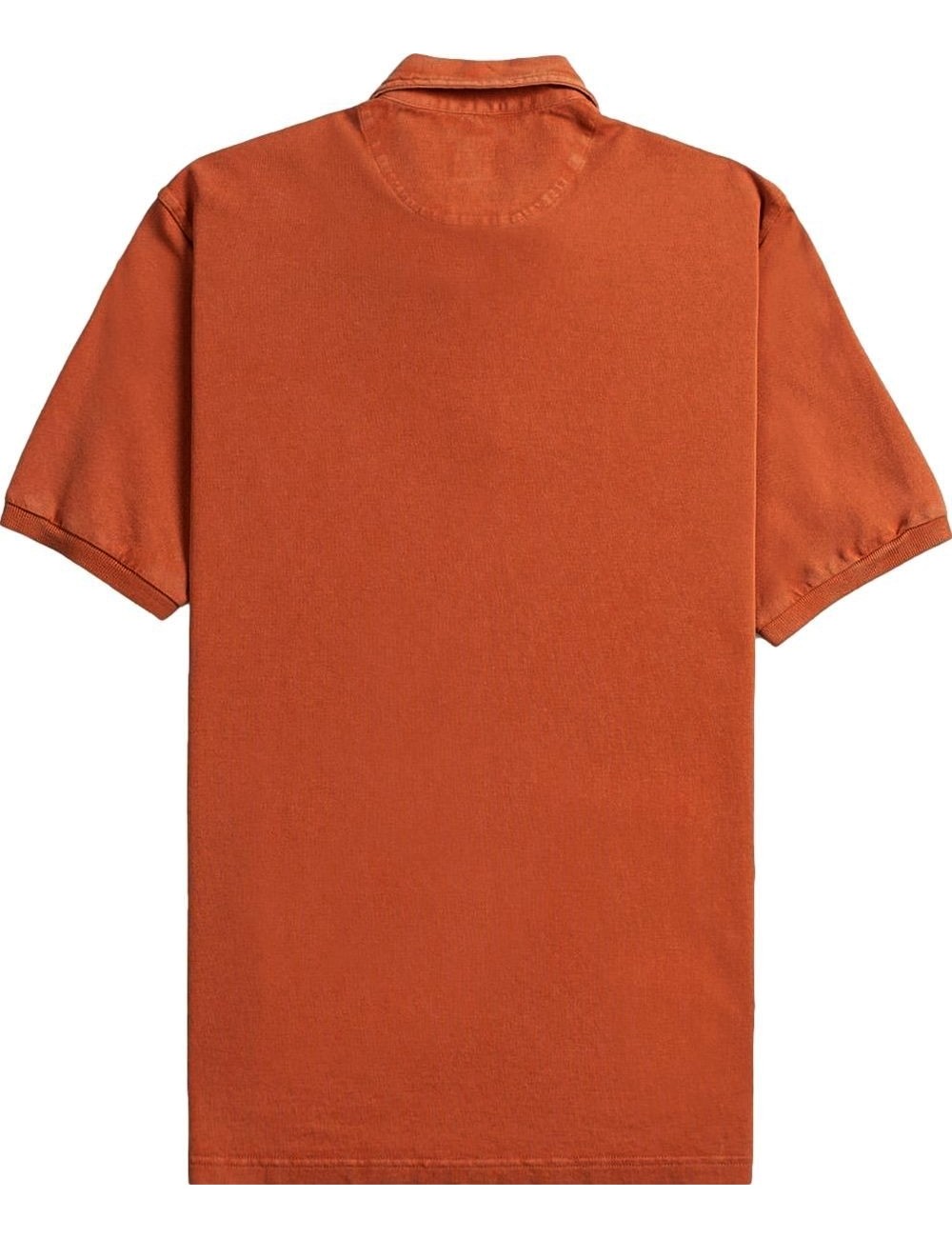 Polo rojo manga corta Fedeli piqué naranja paprika oscuro| Ego Madrid