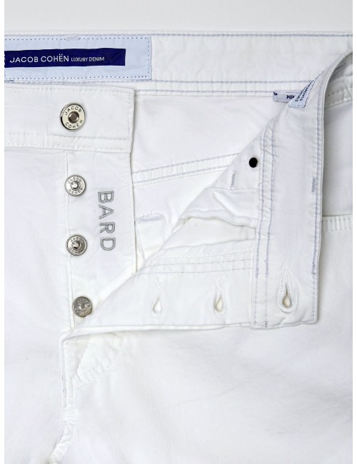 Jacob Cohën gabardina algodón elastica  blanco | Almirante Seis Madrid