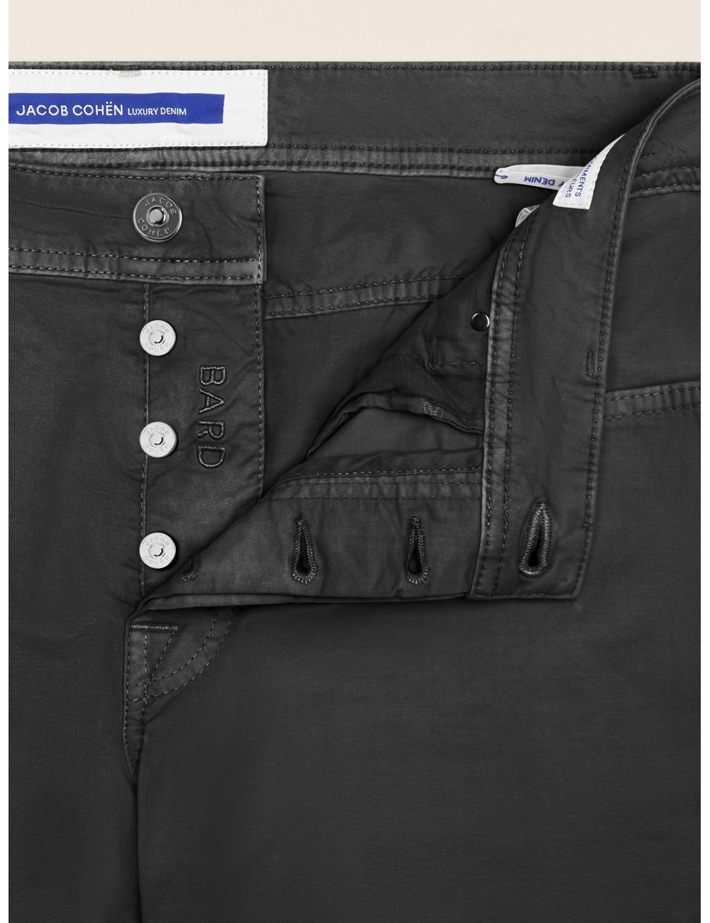 Jacob Cohën gabardina algodón gris oscuro | Ego tienda oficial Madrid