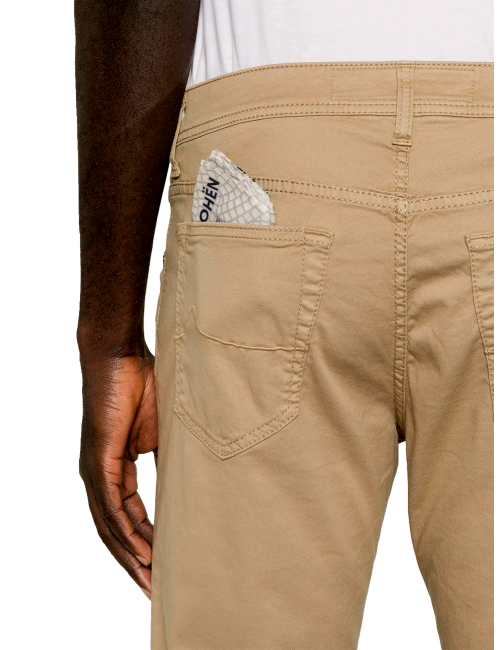 Jacob Cohën gabardina algodón beige | Almirante Seis tienda oficial