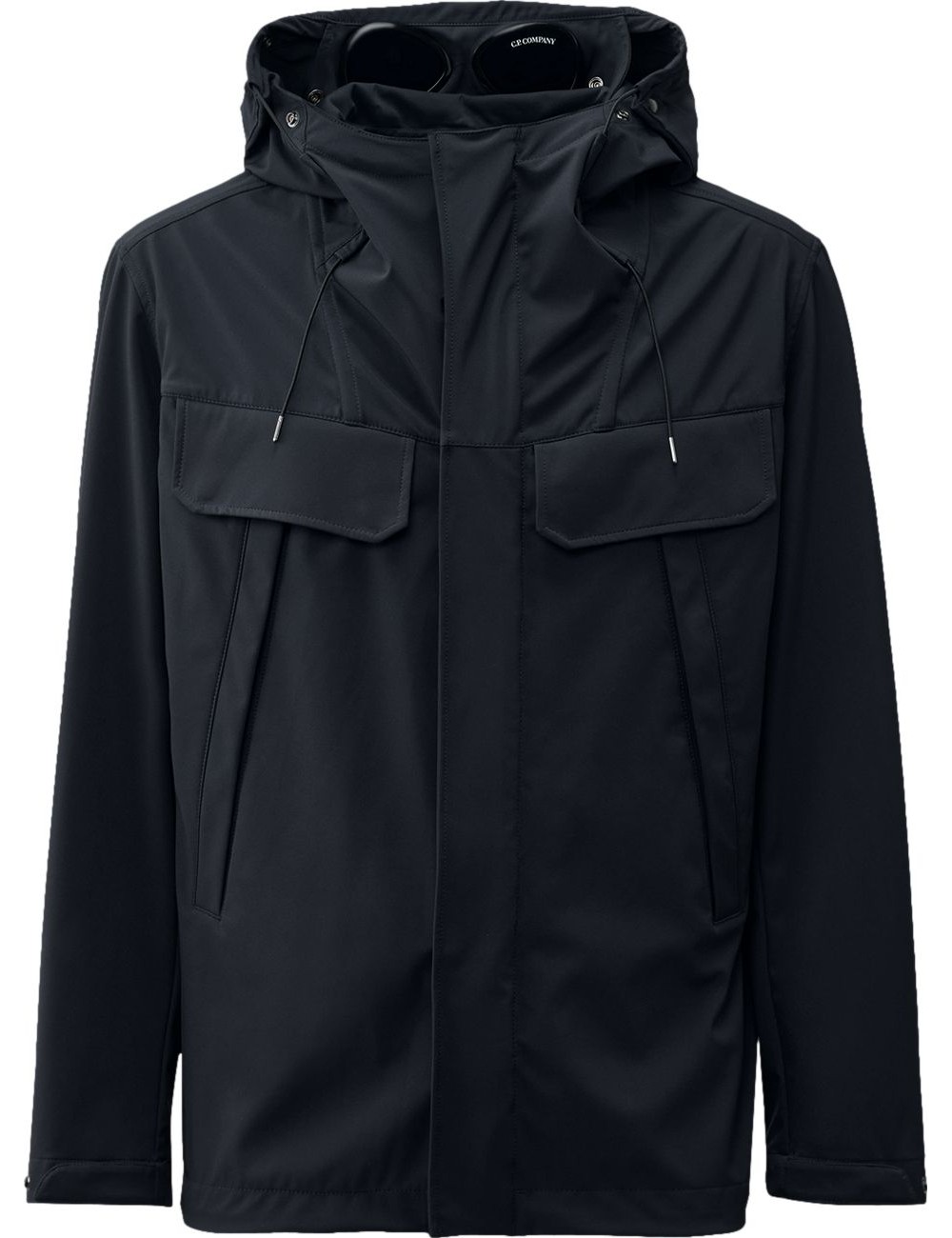 C.P. Company Shell-R Doble bolsillo Goggle Jacket azul marino | Ego Madrid