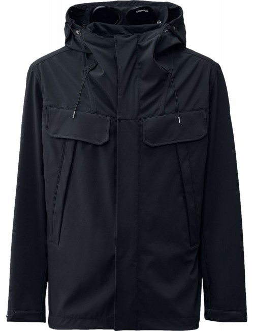 C.P. Company Shell-R Doble bolsillo Goggle Jacket azul marino | Ego Madrid