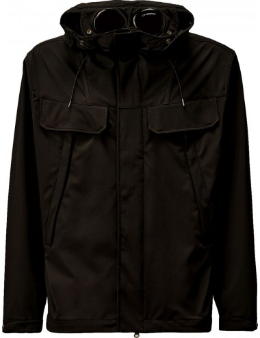C.P. Company C.P. Shell-R Doble bolsillo Goggle Jacket negro