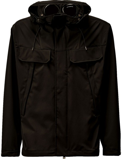 C.P. Company C.P. Shell-R Doble bolsillo Goggle Jacket negro