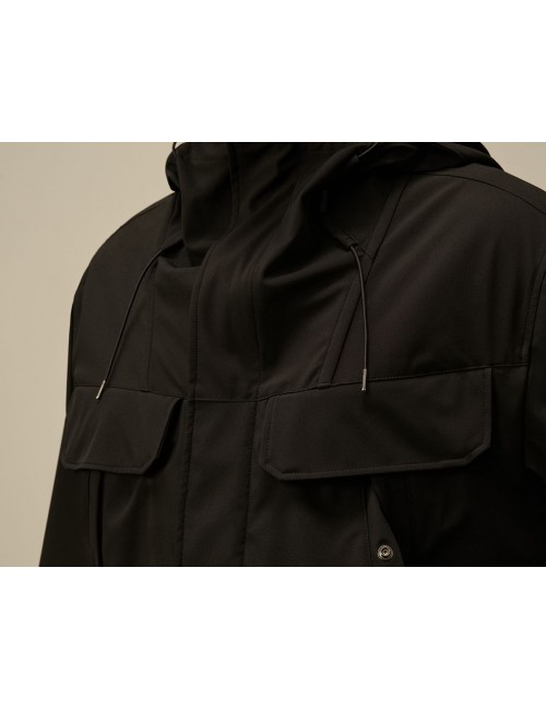 C.P. Company Shell-R Doble bolsillo Goggle Jacket negro | Ego Madrid