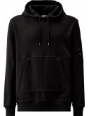 C.P. Company Diagonal Raised Fleece Hooded Sweatshirt Negro