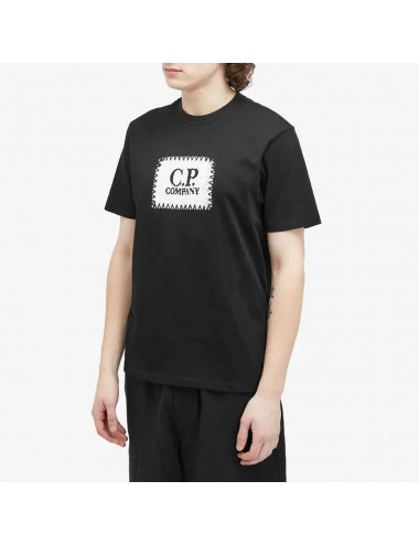 C.P. Company Camiseta negra 30/1 Jersey Logo Label | Ego Madrid 2