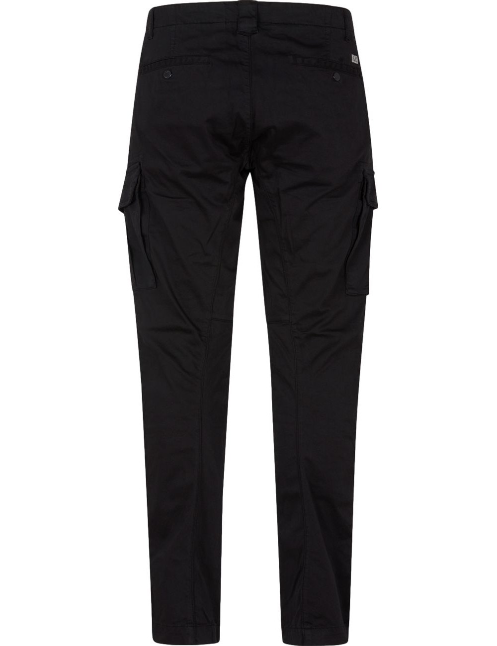 C.P. Company Stretch Sateen Cargo Logo Pant Vintage Negro | Ego Madrid