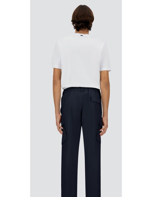 Herno Pantalón Cargo Nylon Dive azul | Almirante Seis Madrid oficial