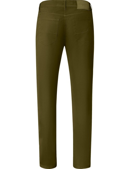 Jacob Cohën gabardina algodón verde | Almirante Seis tienda oficial