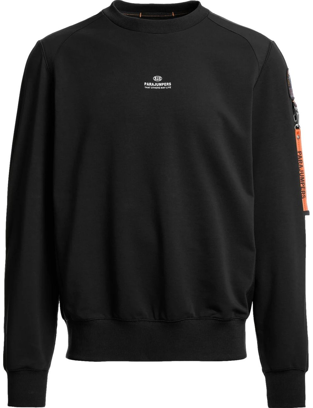 PARAJUMPERS Sudadera cuello redondo Sabre negro | Ego Madrid oficial
