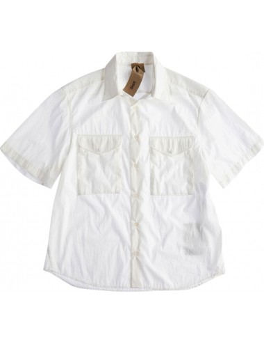 TEN C Camisa Popelin blanco manga corta | Ego Madrid tienda oficial